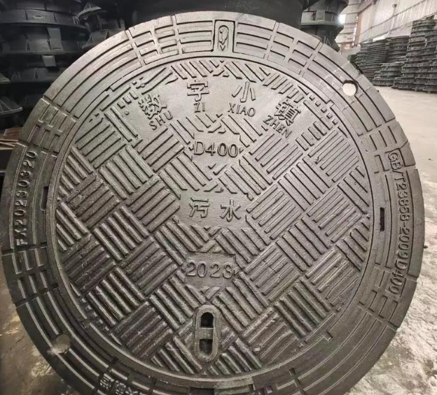 津南球墨铸铁防沉降井盖展示